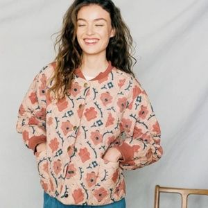 ISO Christy Dawn The Cleo Jacket in Mauve Oak Leaf